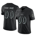 Custom B.Ravens Black RFLCTV Limited Any Name & Numbers CBdoa Stitched Jerseys