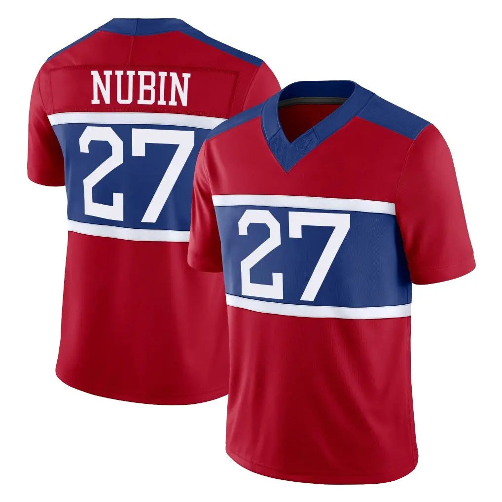 NY.Giants #27 Tyler Nubin Player Red Century Vapor F.U.S.E. Home Game CBdoa Stitched Jerseys