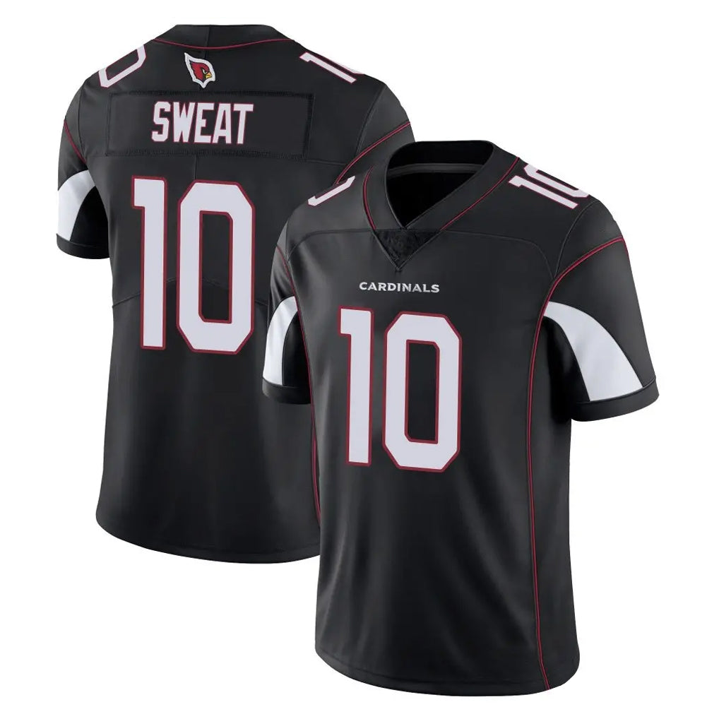 A.Cardinals #10 Josh Sweat Player Black Vapor Limited Home Game CBdoa Stitched Jerseys