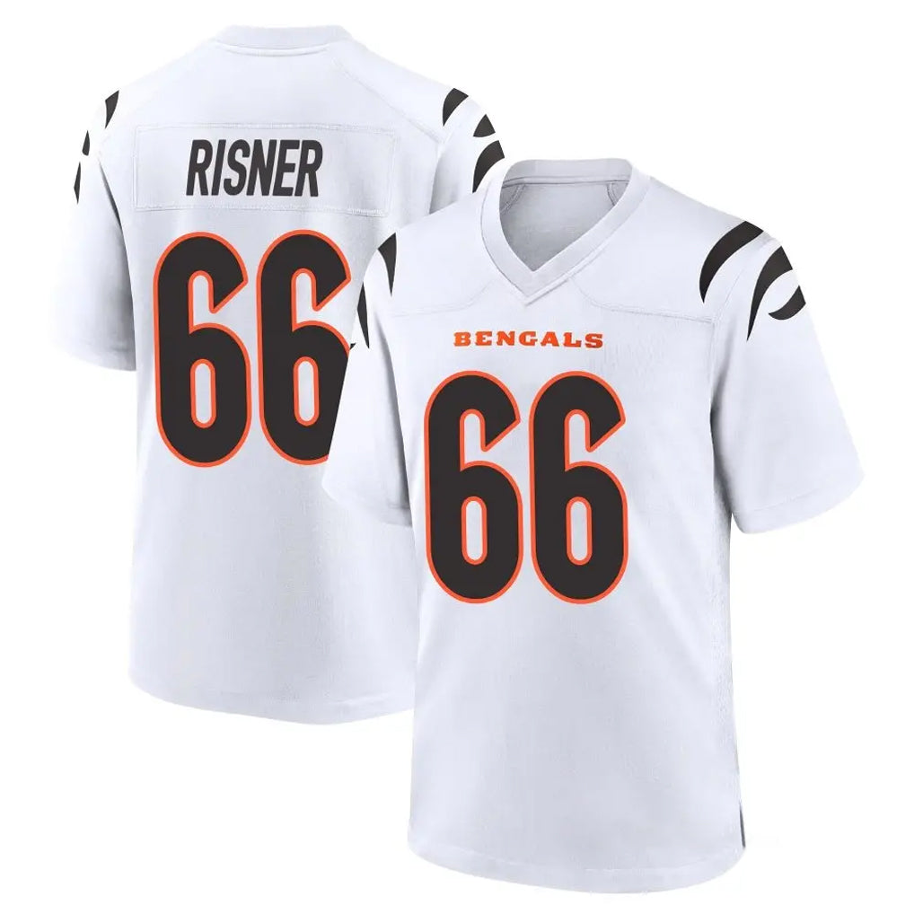 C.Bengals #66 Dalton Risner Player White Home Game CBdoa Stitched Jerseys