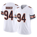 C.Bears #94 Austin Booker Player White Vapor F.U.S.E. Limited Home Game CBdoa Stitched Jerseys