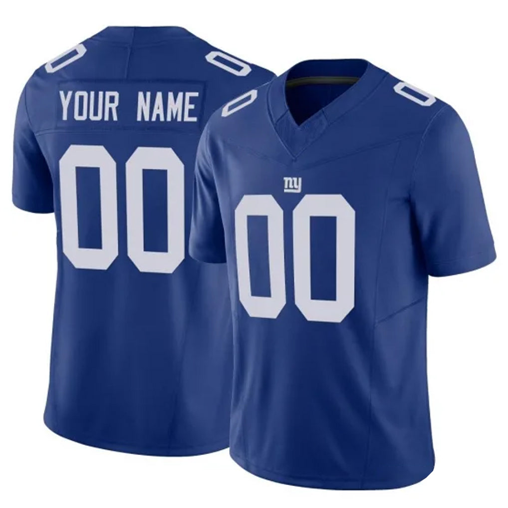 Custom NY.Giants Royal Limited Vapor F.U.S.E. Home Game Any Name & Numbers CBdoa Stitched Jerseys