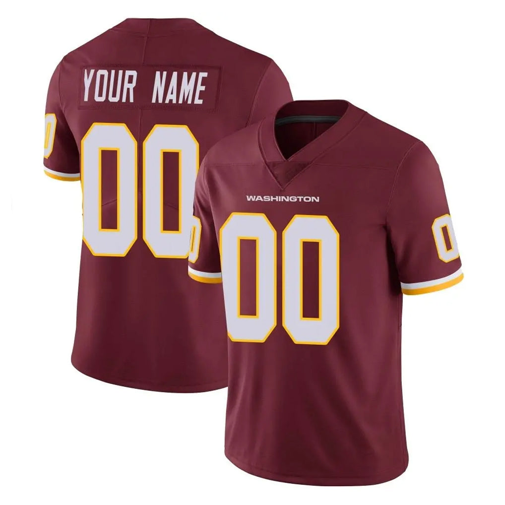 Custom W.Commanders Burgundy Limited Team Color Vapor Untouchable Home Game Any Name & Numbers CBdoa Stitched Jerseys