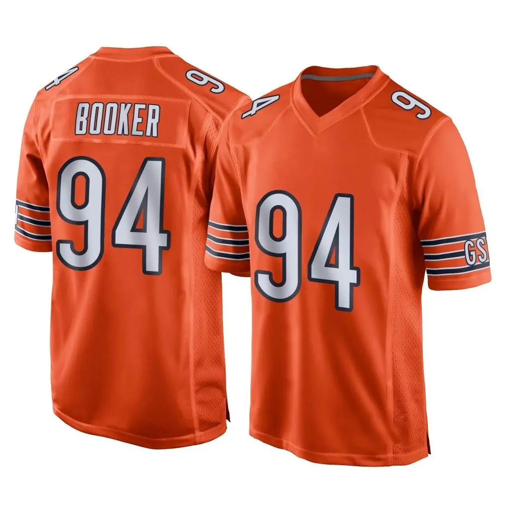 C.Bears #94 Austin Booker Player Orange Home Game CBdoa Stitched Jerseys