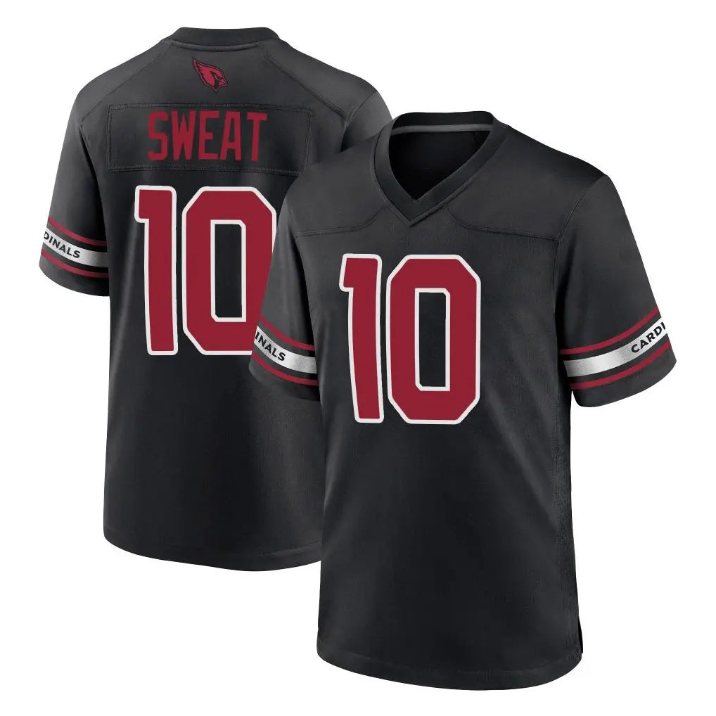 A.Cardinals #10 Josh Sweat Player Black Alternate Game CBdoa Stitched Jerseys